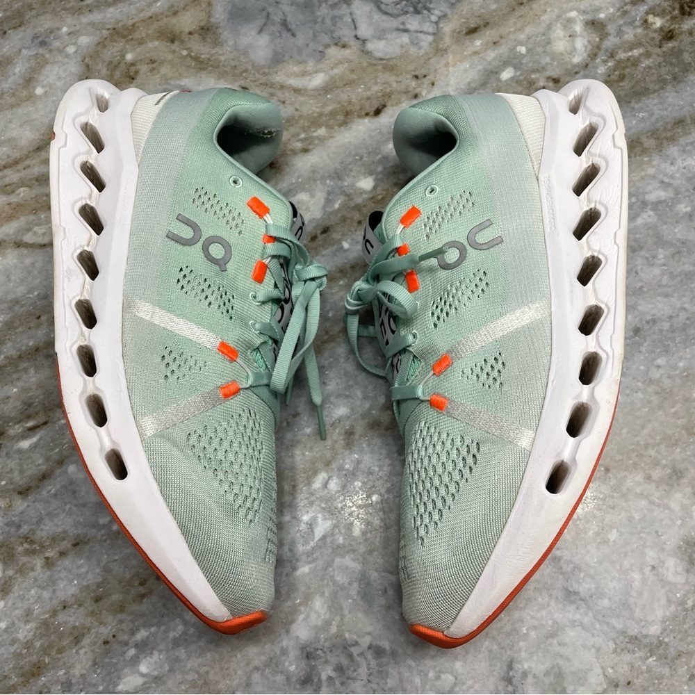 On Running Cloudsurfer Mens Size 10 Creek/White - image 7